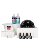 Mylee Black Convex Curing Lamp Kit with Gel Nail Polish Essentials Set Mylee Black Convex Curing Lamp Kit with Gel Nail Polish Essentials Set