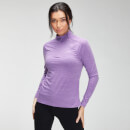 MP Women's Performance Training 1/4 Zip Top - Deep Lilac Marl with White Fleck - XXS