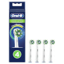 Oral-B CrossAction Toothbrush Head with CleanMaximiser Technology, Pack of 4 Counts