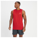 MP muška majica za vježbanje bez rukava - crvena boja - XXS