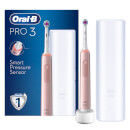 Oral-B Pro 3500 3D White Pink Electric Toothbrush with Travel Case Oral-B Pro 3500 3D White Pink Electric Toothbrush with Travel Case