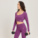 MP Women's Power Long Sleeve Top - Purple - XXS MP Women's Power Long Sleeve Top - Purple - XXS