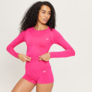 MP Shape Seamless Hosszú ujjú női felső - Magenta - M