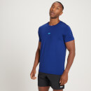 Męski T-shirt z krótkimi rękawami z nadrukiem camo z kolekcji MP Adapt – Deep Blue - XXS