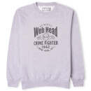 Marvel Web Head Crime Fighter Sweatshirt - Grey