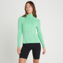 MP Women's Performance Training 1/4 Zip Top - Ice Green Marl with White Fleck - XS