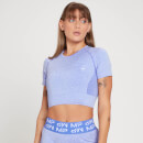 T-shirt court à manches courtes MP Curve pour femmes – Violet craie - XS