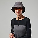 Long Sleeve Voyager Tech T-Shirt für Damen - Dunkelgrau/Schwarz - 8