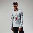 24/7 Long Sleeve Half Zip Tech T-Shirt für Herren Grau - XS