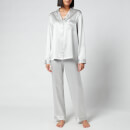 Freya Silk Pyjamas - Moonlight Grey