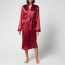 SPA Silk Robe - Claret Rose - XS-S