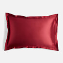 Oxford Edge Silk Pillowcase - Claret Rose