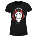 Money Heist Dali Mask Women's T-Shirt - Black