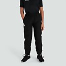 Kids Club Plain Taper Leg Cuffed Track Pant in Black-8YR