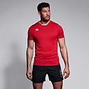 Mens Club Dry T-Shirt in Red-XL