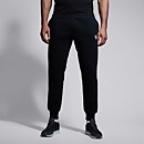 MENS TAPERED FLEECE CUFFPANT BLACK - XS