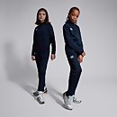JUNIOR UNISEX STRETCH TAPERED POLYKNIT PANTS NAVY - AGE 6