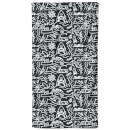 Jaws Doodle Pattern Beach Towel