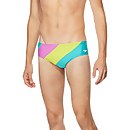 Colorblock One Brief - Teal/Lime/Purple | Size 24