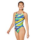 Printed Double Strap One Piece - Yellow | Size 24