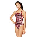 Wave Wall Crossback One Piece - Red | Size 20