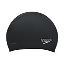 Silicone Long Hair Cap - Black | Size One Size