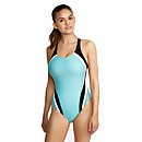 Quantum Fusion Splice Onepiece - Teal | Size 4 Quantum Fusion Splice Onepiece - Teal | Size 4