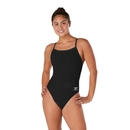 Solid Flyback Training Suit One Piece - Speedo Endurance+ - Black | Size 26
