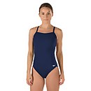 Solid Flyback Training Suit Onepiece - Speedo Endurance+ - Navy | Size 26