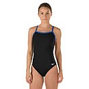 Solid Flyback Training Suit Onepiece - Speedo Endurance+ - Blue/Black | Size 26