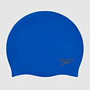 Adult Plain Moulded Silicone Cap Blue - One Size