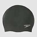 Adult Plain Moulded Silicone Cap Black - One Size