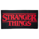 Stranger Things Logo Beach Towel