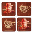 Stranger Things Coffee And Contemplation Coaster Set