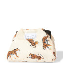 The Flat Lay Co. Drawstring Bag - Beige Tigers