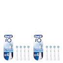 Oral-B iO Aufsteckbürsten Ultimative Reinigung, weiß, 2x4 Stück