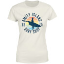 Jaws Amity Surf Shop Women's T-Shirt - Cream