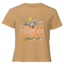 Dumbo The One The Only Women's Cropped T-Shirt - Tan