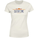 Back to the Future Outatime Plate Women's T-Shirt - Cream