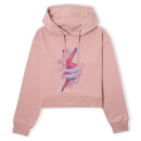 Harry Potter Love Leaves Its Own Mark Women's Cropped Hoodie - Dusty Pink