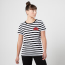 Stranger Things Demogorgon 1983 Women's T-Shirt - Black Striped