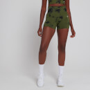 MP Ženske brezšivne kratke hlače za oblikovanje postave Shape Ultra Booty – listnato zelena Tie Dye - XXS