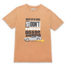 Back to the Future Where We're Going We Don't Need Roads Unisex T-Shirt - Tan