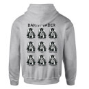 Star Wars Classic The Many Faces Of Darth Vader Zipped Hoodie - Grey