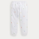 Ralph Lauren Girls' AOP Athletic Pants - White - 12-14 Years