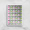 Squid Game Red Light Green Light Giclee Art Print - A3 - White Frame