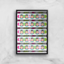 Squid Game Red Light Green Light Giclee Art Print - A3 - Black Frame