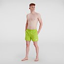 Bañador corto Essentials de 41 cm para hombre, Verde - XS