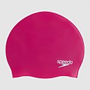 SPEEDO MOULDED SILC CAP AU PINK - ONE SIZE