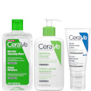 CeraVe Hydrating 3 Step Double Cleanse and Moisturise Bundle